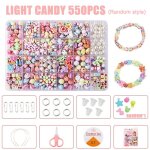 Kit de fabrication de bijoux en perles pour enfants, 700 pièces, pour filles, pour bracelets, bagues, ... Kit de fabrication de bijoux en perles pour enfants, 700 pièces, pour filles, pour bracelets, bagues, ...