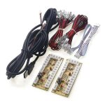 Kit de bricolage arcade 2x zero delay, encodeur usb pc vers joystick pour joystick 5 broches et bouton ...
