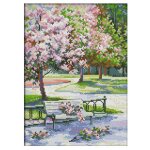 Kits estamps 14ct broderie tissu broderie broderie kits motifs faciles pour les dbutants 10, 63 x 12, ...