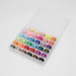 Kit de fil a coudre 72pcs, fils de machine a coudre 36 couleurs