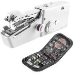 Kit de machine a coudre a main portable avec fil et aiguilles pour les voyages, les rparations a domicile, ...