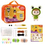 Kit de matriel animal mignon au crochet pour les dbutants artisanat personnalis accessoires de bureau ...