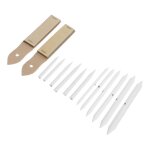 Kit d'outils de dessin pour artistes comprenant un estompe, un tortillon, du papier de verre, un taille ...
