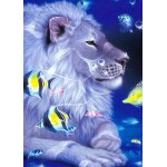 Kits de peinture diamant 5d, bricolage, broderie, point de croix, animaux de dessin anim, cheval, lion, ...