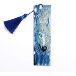 Kit de peinture diamant 5d (le loup), les signets de bricolage, signet avec de la broderie a pompon en ...