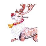 Kit de peinture en papier color� no�l elk art decor diy stickers muraux pour enfants chambre maternelle ...