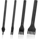 Kit de perforation de 4 mm, outils de couture a faire soi - mme, perforateur en acier, cuir, laage, ...