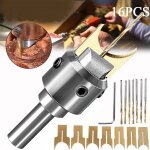 Kit de fabrication de perles en bois, 16 pièces, avec fraises en carbure cémenté pour bijoux et projets ... Kit de fabrication de perles en bois, 16 pièces, avec fraises en carbure cémenté pour bijoux et projets ...