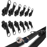 Kit de réparation de fermeture a glissière, remplacement de la tirette de fermeture a glissière 12pcs ... Kit de réparation de fermeture a glissière, remplacement de la tirette de fermeture a glissière 12pcs ...