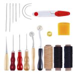 Kit de réparation des outils, la couture du cuir 14 kit de pièces, manuel de couture diy Kit de réparation des outils, la couture du cuir 14 kit de pièces, manuel de couture diy