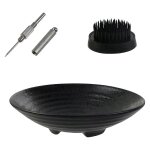 Kit de vase ikebana, bol ikebana en cramique et fleur en mtal kenzan, avec outil de redressement a ...