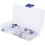 Kit de vis pour machine a coudre, botier de canette, shrapnel, fixation de plaque a aiguille avec bote ...