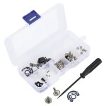 Kit de vis de machine a coudre navette shrapnel plaque d'aiguille fixation accessoires de machine a coudre ...