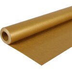 Kraft papier verg - couleur : or - dimensions : 10x0, 70m - 65g - emballage cadeaux, diy, artisanat