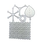 Leaf flower metal cutting dies embossing template metal stencils scrapbooking