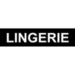 Local lingerie noir (15x3. 5cm) - sticker / autocollant