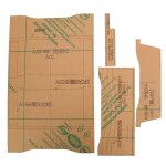 Long portefeuille mod�le mod�le acrylique pochoir bricolage en cuir artisanat moule outil