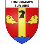 Longchamps - sur - aire 55 ville sticker blason ecusson autocollant adh�sif - taille : 8 cm