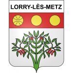 Lorry - l�s - metz 57 ville sticker blason ecusson autocollant adh�sif - taille : 12 cm