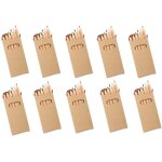 Lot de 10 paquets de crayons de couleur - petit cadeau pour enfants - mariage, restaurant - emballage ...