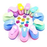 Lot de 10 perforatrices de formes differentes pour loisirs creatifs, ideales pour les enseignants de ...