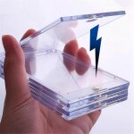 Lot de 10 porte - cartes magn�tiques rigides 35 pts pour cartes photo idol a