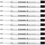 Lot de 10 recharges de stylo a bille (epaisseur de trait: m) noir