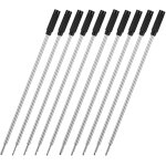 Lot de 10 recharges pour stylos a bille a pointe moyenne de 1 mm, compatibles avec les recharges cross ...