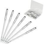 Lot de 100 aiguilles universelles robustes pour machine a coudre janome, brother, singer, 65 / 9, 75 ...