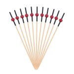 Lot de 100 pics a cocktail de 12 cm, perles rondes cratives faites a la main, cure - dents pour fruits, ...
