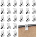 Lot de 100 pinces pour cadre photo, pinces chauffantes, crochets de suspension pour cadre photo