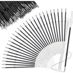 Lot de 100 recharges de stylo a bille 0, 7 mm, recharge stylo bille bleu avec pochette document, remplacement ...