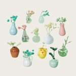 Lot de 12 aimants pour réfrigérateur, mini vases magnétiques, petits vases (2025) Lot de 12 aimants pour réfrigérateur, mini vases magnétiques, petits vases (2025)