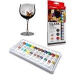 Lot de 12 couleurs permanentes pour verre et porcelaine, peinture acrylique a l'eau pour peindre verre, ... Lot de 12 couleurs permanentes pour verre et porcelaine, peinture acrylique a l'eau pour peindre verre, ...