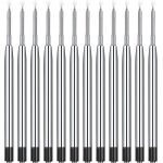 Lot de 12 recharges pour stylo a bille - format g2 - recharge en mtal - pour stylo a bille - pour stylo ...