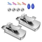 Lot de 2 kits de guidage de couture magn�tique multifonctionnel, guide d'ourlet, guide pour machine a ...