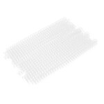 Lot de 20 anneaux de reliure en plastique a 30 trous, anneaux a ressort en spirale pour papier a4, 11 ...