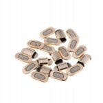 Lot de 20 perles en plastique style tibtain pour dreadlocks, bijoux paillets