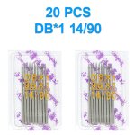 Lot de 20 pi�ces d'accessoires pour machine a coudre industrielle, pour singer, brother, surjeteuse - ...