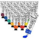 Lot de 20 tubes de peinture a l'huile de 50ml pour artistes, pigment riche et texture crmeuse de la ...