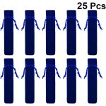 Lot de 26 etuis a stylos en velours, porte - stylos a dessin, pour cartable, pour etudiants (bleu) Lot de 26 etuis a stylos en velours, porte - stylos a dessin, pour cartable, pour etudiants (bleu)