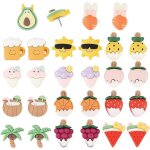 Lot de 28 punaises décoratives a thème estival, 14 styles, mini punaises murales, en forme de pastèque, ... Lot de 28 punaises décoratives a thème estival, 14 styles, mini punaises murales, en forme de pastèque, ...