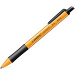Lot de 3 stylos a bille pointball rtractables noir