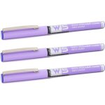 Lot de 3 stylos a encre liquide w5 - pigment professionnel, longue dure, pointe fine 0, 5 mm pour ecrire ...