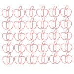 Lot de 30 mini trombones en fer, marque - pages, classeurs, carnets, porte - cartes de visite, fournitures ...