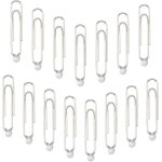 Lot de 30 marque - pages en plastique abs, perles d'imitation, breloques en platine, trombones longs ...