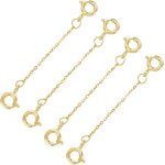 Lot de 4 rallonges de bracelet en argent sterling 925 avec fermoir, pour la cr�ation de bracelets et ...