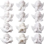 Lot de 48 mini breloques anges a dos plat ¿ figurines mignonnes en r�sine pour loisirs cr�atifs, pinces ...