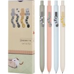 Lot de 5 stylos a encre gel japonaise de 0, 5 mm a pointe fine et lisse avec poignée en silicone, série ... Lot de 5 stylos a encre gel japonaise de 0, 5 mm a pointe fine et lisse avec poignée en silicone, série ...