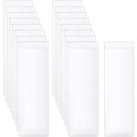 Lot de 50 pochettes en plastique transparent pour marque - pages vierges avec trou Lot de 50 pochettes en plastique transparent pour marque - pages vierges avec trou
